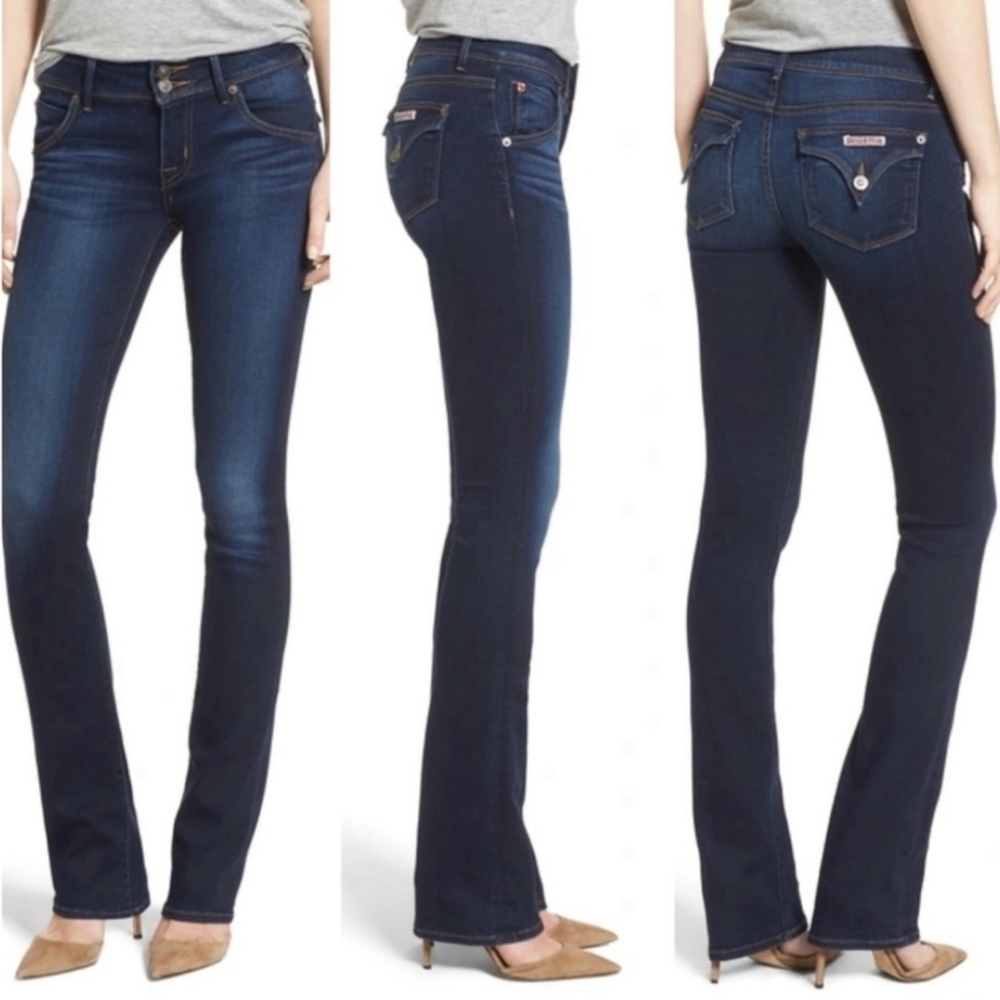 Like New - Hudson Beth Mid-Rise Baby Bootcut Jean 29